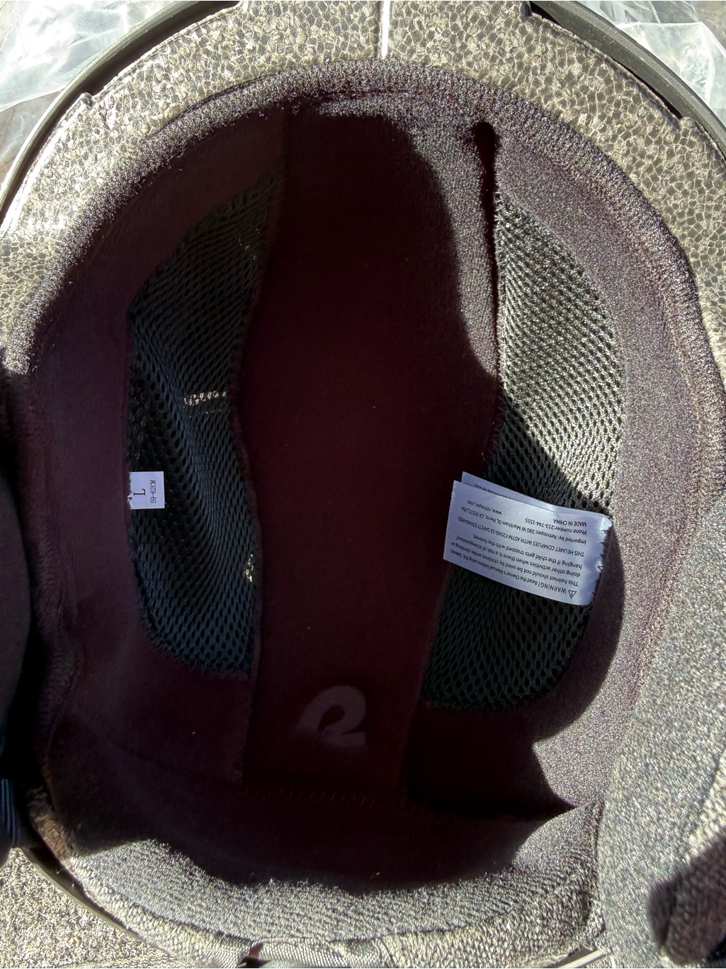 Retrospec Kids Matte Black Helmet - Size L — image 4 of 8